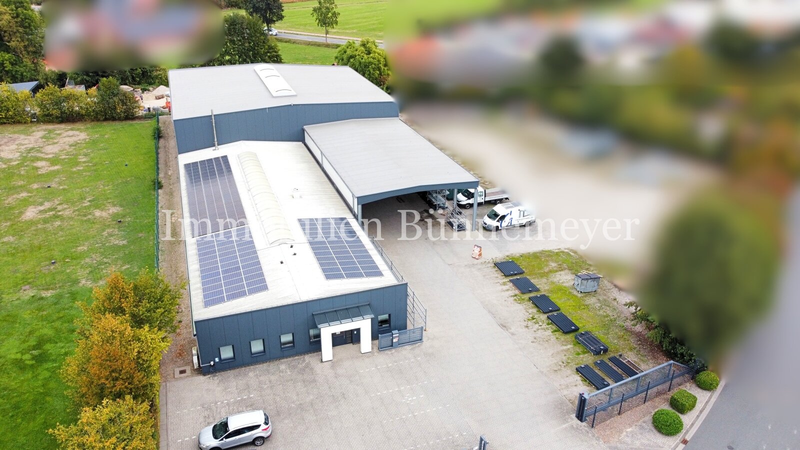 Gewerbeimmobilie mit großer Lagerhalle und Bürofläche in sehr guter Gewerbelage Gewerbeimmobilie mit großer Lagerhalle und Bürofläche in sehr guter Gewerbelage